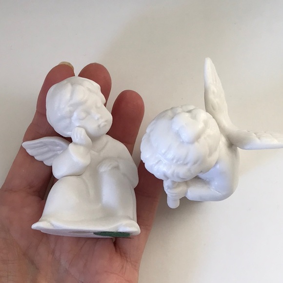 Schmid Brothers Angels Sleeping Angel and Angle Playing Flute figures - Picture 2 of 10